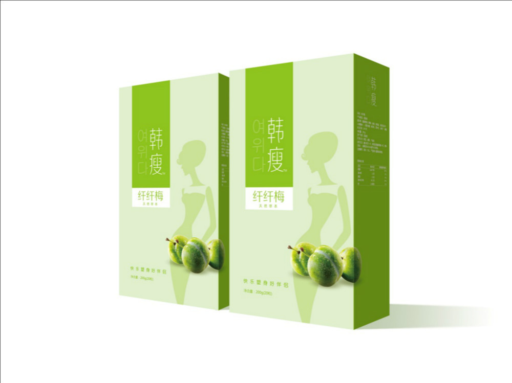 韓瘦產(chǎn)品包裝設(shè)計(jì)綠色_高瑞品牌_北京包裝設(shè)計(jì)